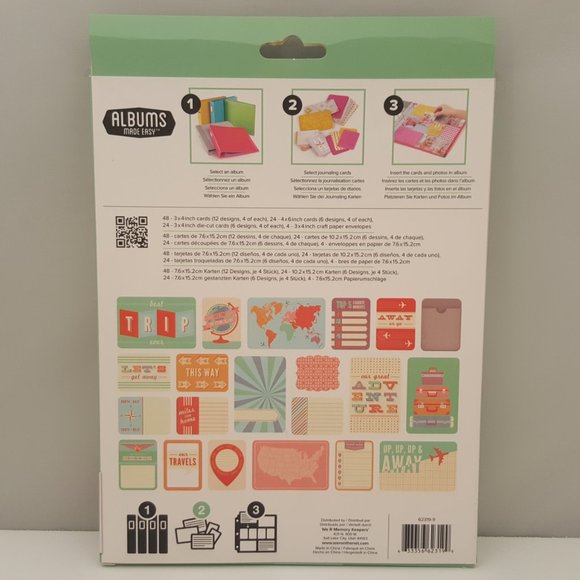 Albums Made Easy Card Set by We R Memory Keepers | JET SET | 100 Cards - Picture 2 of 4